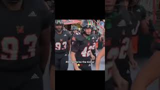 Bro does NOT fit on that team🤣❗️youtubeshorts footballshorts football highschoolfootball [upl. by Notslar734]