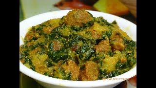 Easy Delicious Palak Recipe  Bengali Style Palong Shak  Bori Dye Palong Shak  Palak Recipe [upl. by Warfore812]