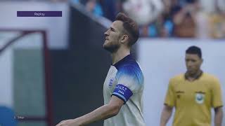 England VS Slovakia EURO 2024 Elimination In simulator Gameplay PES 21 Realistic Graphics [upl. by Niwrek]