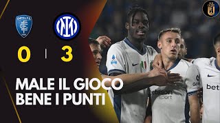 MALE IL GIOCO BENE I PUNTI  EMPOLI  INTER 03 [upl. by Haidabo775]