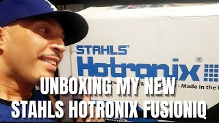 Unboxing Stahls Hotronix FusionIQ Heatpress IColor AB Sheet [upl. by Atiuqin]