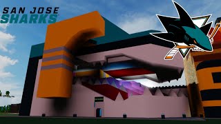 Roblox Theme Park Tycoon 2 San Jose Shark Speed Build [upl. by Oniger236]