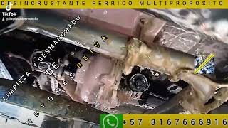 desincrustante ferrico para limpieza vehicular WhatsApp 57 316 766 69 16 [upl. by Akimaj581]