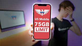 US Mobile Suddenly Limits Its Unlimited Plan to 75GB [upl. by Aniratak]