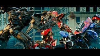 Transformers dark of the moon Optimus prime vs Sentinel prime vs Megatron 1080pHD VO [upl. by Rosdniw]