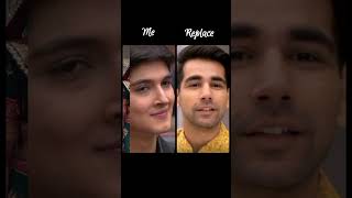 Me vs Replace character of yrkkh youtubeshorts shortvideo [upl. by Zimmerman685]