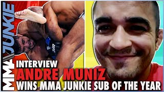 Andre Muniz reacts to Submission of the Year wants Darren Till or Uriah Hall [upl. by Webster173]