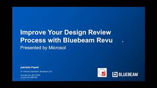 Improve Your Design Review Process with Bluebeam Revu [upl. by Viscardi]