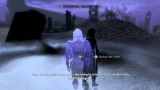 Skyrim Dawnguard  How to get the Undead Flaming Horse Arvak SPOILERS [upl. by Llerej]