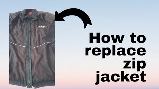 How to replace zip jacket [upl. by Dewey87]