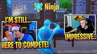 Ninja PROVES He Can Hang with Tfue and DESTROY Pros INTENSE LATE GAME [upl. by Trawets]