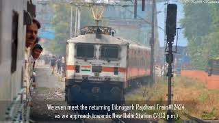 Exclusive Sealdah Rajdhani s Loco Accident Rajdhani gang overtakes and reovertakes [upl. by Rianon147]