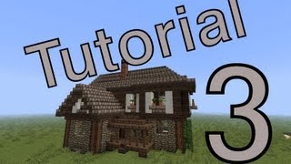 minecraft tutorial Mittelalter Haus 3 deutsch [upl. by Abijah]