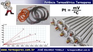 Como escolher o tipo termopar usar Potência Termoelétrica [upl. by Aihseyn]