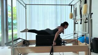 Long Box on the Pilates Reformer  Back Strengthening Exercises [upl. by Helena141]