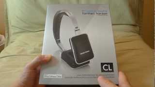 harmankardon CL by HARMAN headphones unboxing [upl. by Llenna]