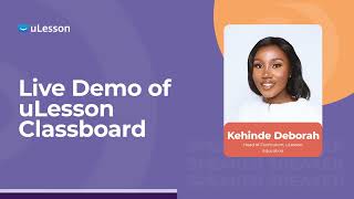 Live Demo of the uLesson Classboard [upl. by Niboc569]