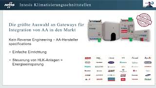 Webinar Klimaintegration Industrieprotokolle Intesis HMS  DE [upl. by Halak]