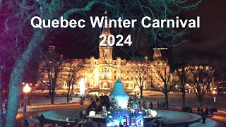 Quebec Winter Carnival February 2024 [upl. by Acined]