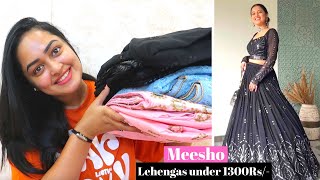 Meesho Lehengas Unboxing Under 1300Rs  Little Things HeavenlyHomemade ​ [upl. by Madi]