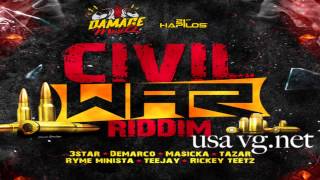 Civil War Riddim Instrumental 2015 [upl. by Inanuah]