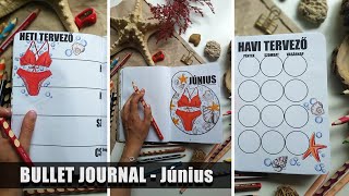 Bullet Journal 2020 June  Június [upl. by Thistle204]