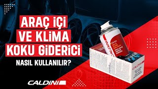 CALDİNİ ARAÇ İÇİ VE KLİMA KOKU GİDERİCİ NASIL KULLANILIR [upl. by Heilner]