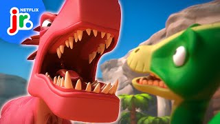 Best Bad Dinosaur ROARS 💥🦖 Bad Dinosaurs  Netflix Jr [upl. by Rolfston]