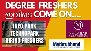 Info park Technopark jobs for freshersDegree freshers jobs2024 [upl. by Flor]