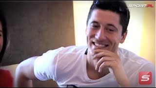 Robert Lewandowski jego narzeczona karate i hit na Euro [upl. by Eresed905]