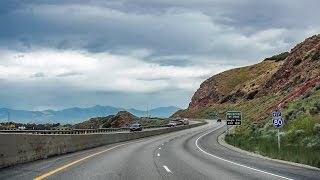 1633 Utah Canyons I80 amp I84 East of Salt Lake City [upl. by Hynda]