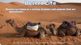 DESERTS LANDFORMSLIFE [upl. by Ahsema]