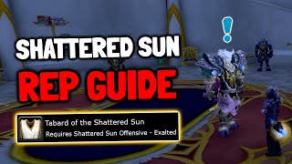 Shattered Sun Reputation Guide  TBC Classic Phase 5 [upl. by Belldas]