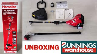 Homelite 25cc 2 Stroke Split Straight Shaft Line Trimmer  Unboxing [upl. by Schaper473]