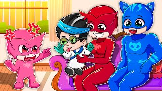 Played Dirty Catboy x Owlette Still Refuse To Lose  Catboys Family Story  PJ MASKS 2D Animation [upl. by Aivonas438]