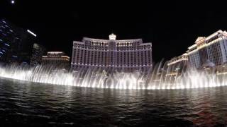 Tiesto  Bellagio Fountains Las Vegas FootprintsRockyRed Lights [upl. by Shaum]