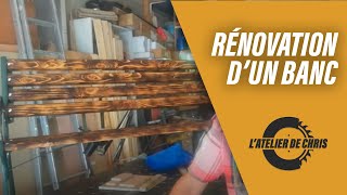 TUTO Rénovation dun petit banc  Menuiserie [upl. by Arbmat]