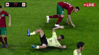 Maroc vs Espagne EN DIRECT eFootball Pes 21 Gameplay [upl. by Marlea]