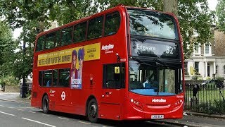 London Buses  Route 32  Kilburn Park to Edgware [upl. by Aicele]