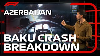 Sainz amp Perez Clash In Baku  Jolyon Palmers Breakdown [upl. by Alexine936]