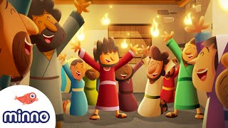 The AMAZING Story of Holy Spirit at Pentecost Acts 2  Bible Stories for Kids [upl. by Yak943]