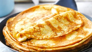 Crêpes sans beurre recette facile [upl. by Namia]