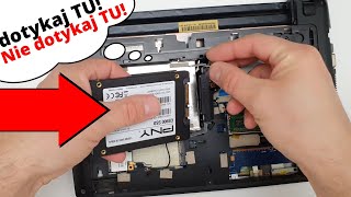 Jak Przyspieszyć Stary Komputer Jak Wymienić Dysk HDD Na SSD w laptopie Acer Aspire One FT283 [upl. by Asenev]