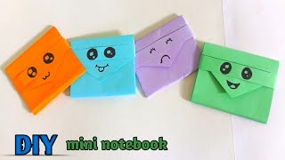 DIY MINI NOTEBOOKS MAKING IDEAS  how To Make Mini Notebook from One Sheet of Paper [upl. by Retnyw85]