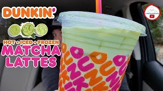 Dunkin® Iced Matcha Latte Review 🧊🍵☕ [upl. by Jordanson953]