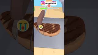 பாட்டு பாடிக்கிட்டே கரிய கரிய விட்டுட்டேன்  King of Steaks ASMR Cooking Gameplay Part 3 shorts [upl. by Swetlana362]