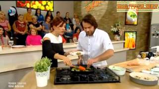 Yemek Takımı Pesto Soslu Tavuk Bohça Tarifi Canlı izle 14112013 [upl. by Elisa]