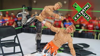 WSC Stage Creator vs Will Ospreay Extreme Rules WWE Action Figure Match [upl. by Nilcaj663]