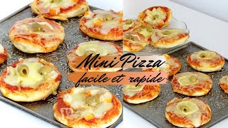 Mini Pizza facile et rapide au fromage  Recette Spécial Ramadan [upl. by Nyvlem]