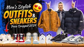 Mens Stylish OutfitsSneakers Price Hunt 2024New In KtmPufferLeather JacketsHigh Top Sneakers [upl. by Iccir405]